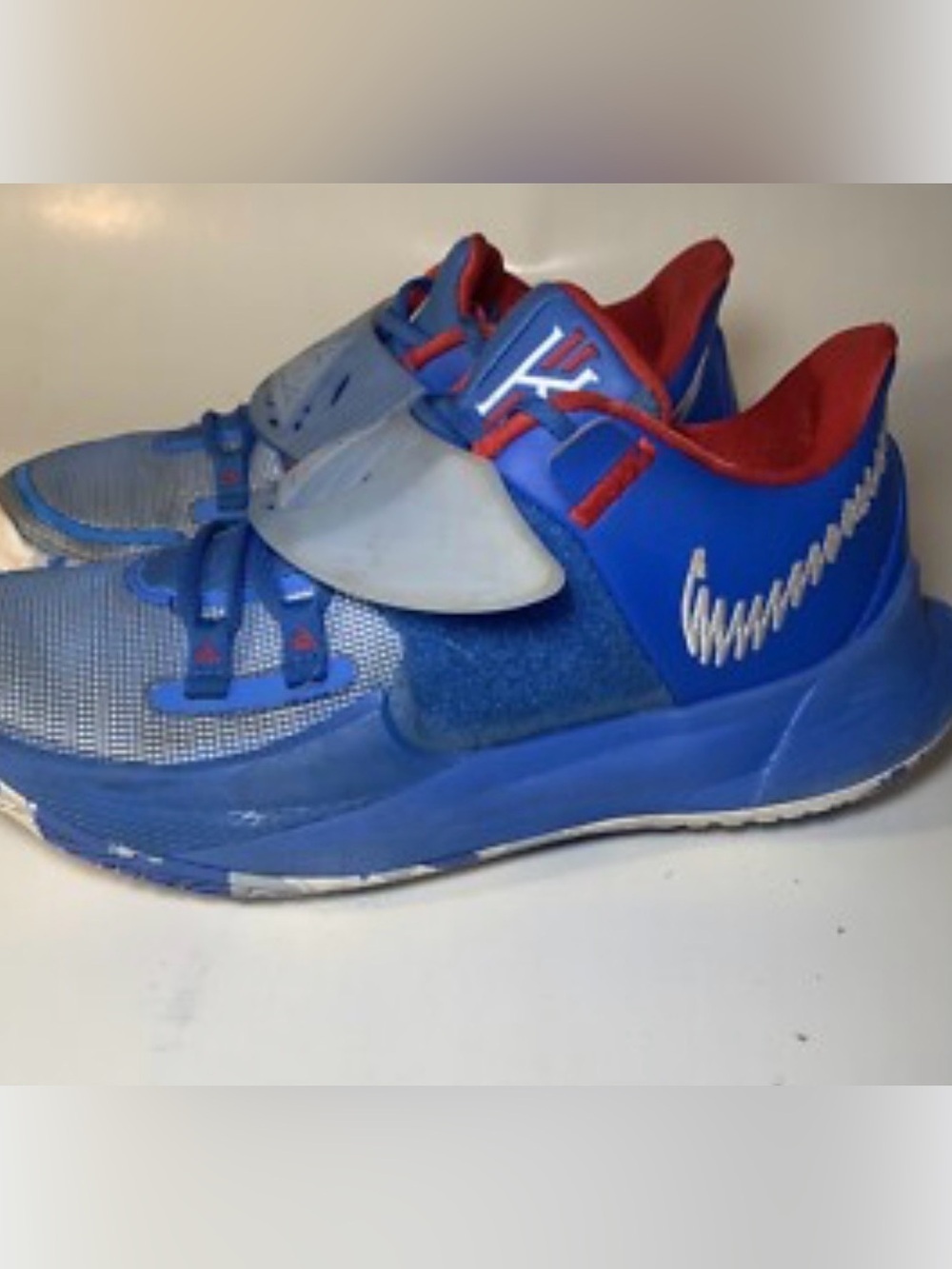 Y2K Nike Kyrie Low 3 New Jersey Nets Hardwood Classics CJ1286-400 Size 9 Men